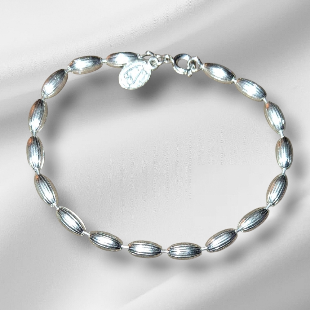 Candy Shop Charleston Rice Southern Boutique Silver Plate bracelet